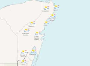 Clima para hoy en Cancún y Quintana Roo: Ambiente caluroso