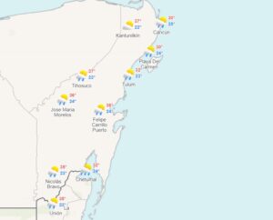 Clima para hoy en Cancún y Quintana Roo: Probabilidad de chubascos