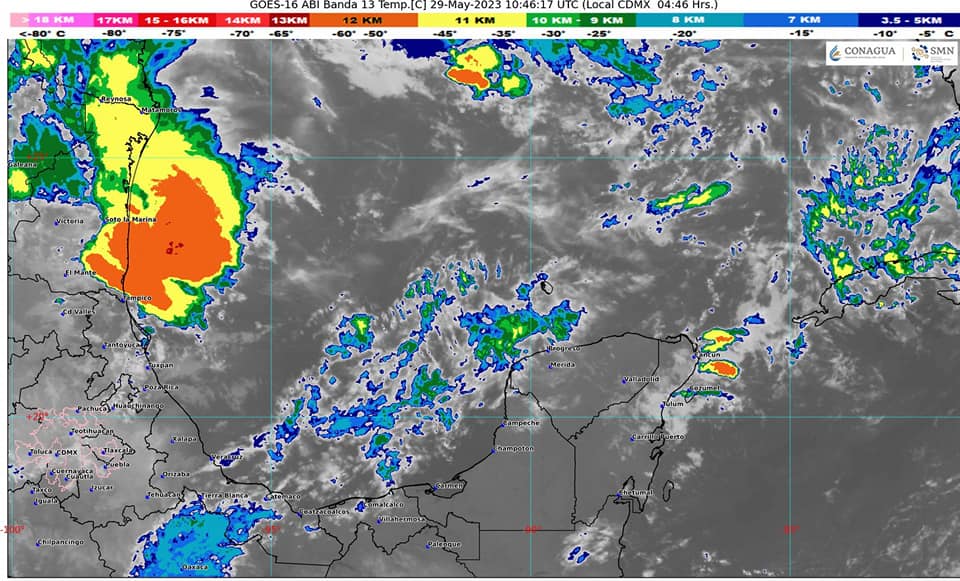 Clima para hoy en Cancún y Quintana Roo: Ambiente caluroso con chubascos