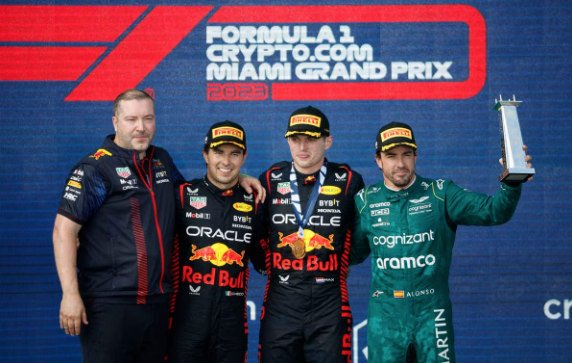 ¡Victoria de Max Verstappen! Gana GP de Miami 2023 seguido de "Checo" Pérez