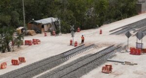 Tren Maya: Tramo Campeche-Mérida-Cancún suma 80% de avance