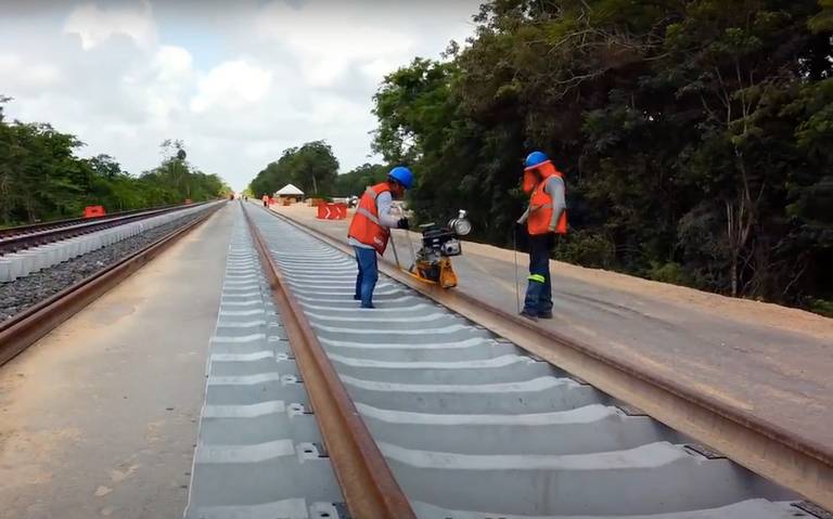 Tren Maya: Tramo 4 Izamal-Cancún reporta 120 km de vía doble terminada