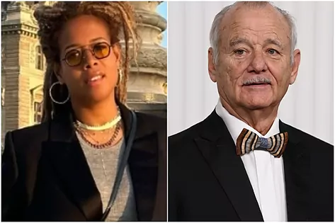 ¡Pareja sorpresa! Revelan relación entre Bill Murray con cantante 30 años menor