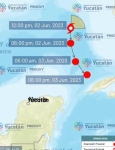 Tormenta Tropical Arlene: Trayectoria y efectos en México