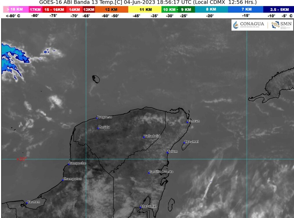 Clima para hoy en Cancún y Quintana Roo: Cielo medio nublado con lluvias aisladas