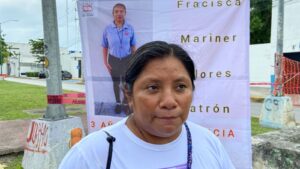 Madres buscadoras exigen resultados en Cancún: Plantón frente a la Fiscalía General del Estado