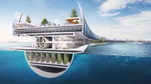 "Dogen City": La visión futurista de una ciudad flotante en Japón
