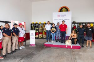 Realizan ceremonia de jubilación del binomio canino “Luna”