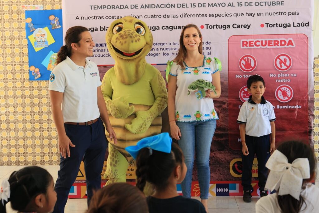 Atenea Gómez Ricalde apuesta a educación ambiental en escuelas.