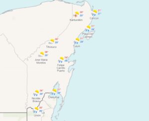 Clima para hoy en Cancún y Quintana Roo: Temperaturas muy calurosas