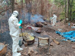 Encuentran supuesto narco laboratorio en Zona Maya 7