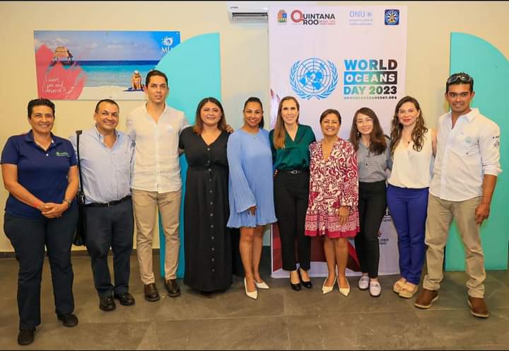 Isla Mujeres con Atenea Gómez se unen a la celebración del Día Mundial de los Océanos