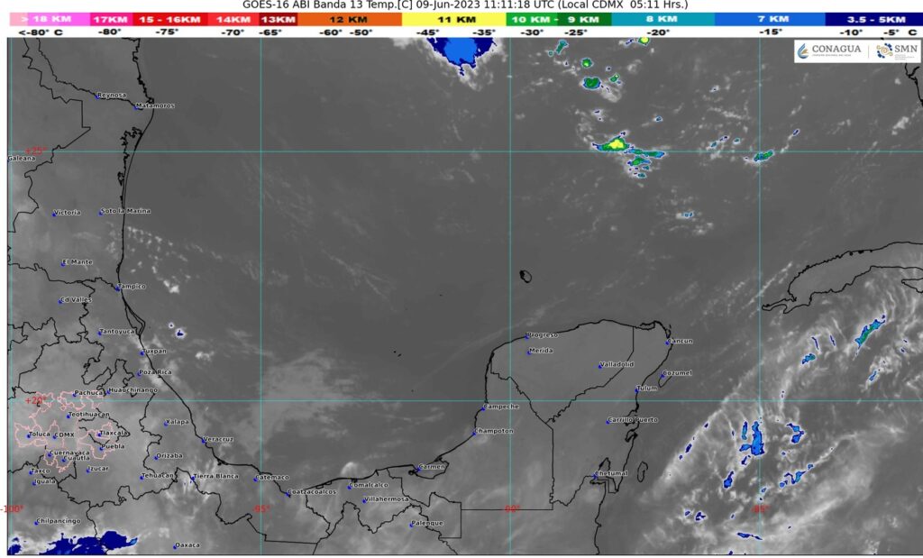 Clima para hoy en Cancún y Quintana Roo: Chubascos y ambiente caluroso