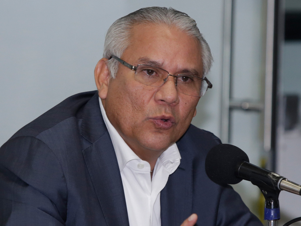 Raciel López fiscal interino de la FGE y Julio Gómez titular de SSC