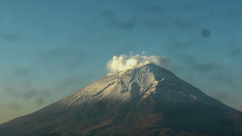 Volcán Popocatépetl regresa a Amarillo Fase 2