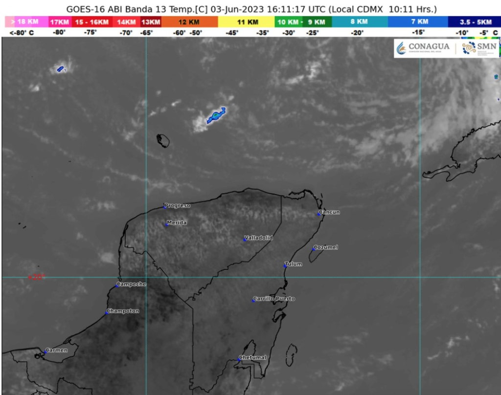 Clima para hoy en Cancún y Quintana Roo: Cielo medio nublado con posibles lluvias aisladas