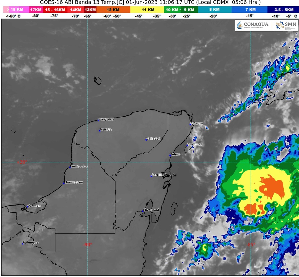 Clima para hoy en Cancún y Quintana Roo: Lluvias e intervalos de chubascos