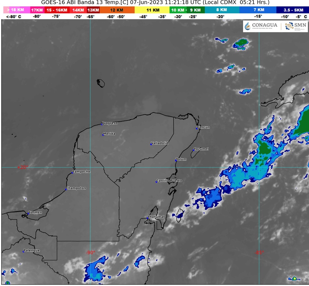 Clima para hoy en Cancún y Quintana Roo: Lluvias puntuales