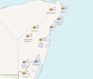  clima quintana roo 