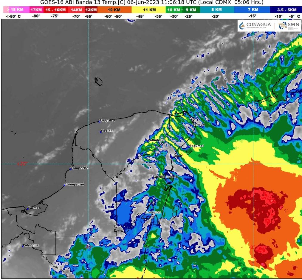 Clima para hoy en Cancún y Quintana Roo: Lluvias muy fuertes