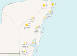 Clima para hoy en Cancún y Quintana Roo: Vientos de surada