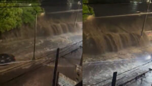 Edomex: Fuertes lluvias provocan desborde de ríos en Naucalpan (VIDEO)  