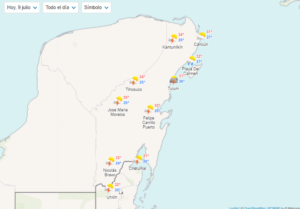 Clima para hoy en Cancún y Quintana Roo: Intervalos de chubascos