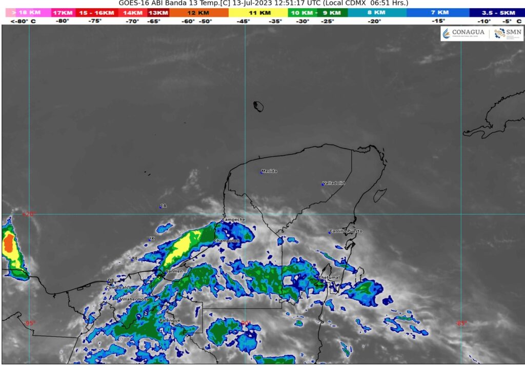 Clima para hoy en Cancún y Quintana Roo: Cielo nublado con lluvias aisladas