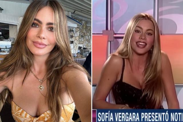 ¡De noticiero al estrellato! Revelan video de Sofia Vergara como presentadora en los años 90