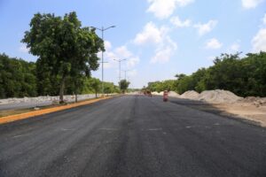 Avanza la renovación de la avenida 115 en Playa del Carme