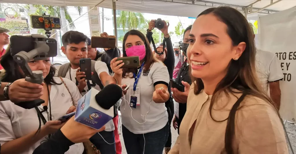 Niega Ana Paty Peralta rompimiento por relleno sanitario con Isla Mujeres