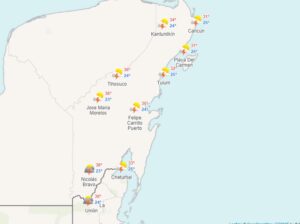 Clima para hoy en Cancún y Quintana Roo: Se esperan chubascos 