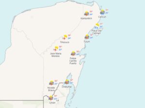 Clima para hoy en Cancún y Quintana Roo: Lluvias puntuales 