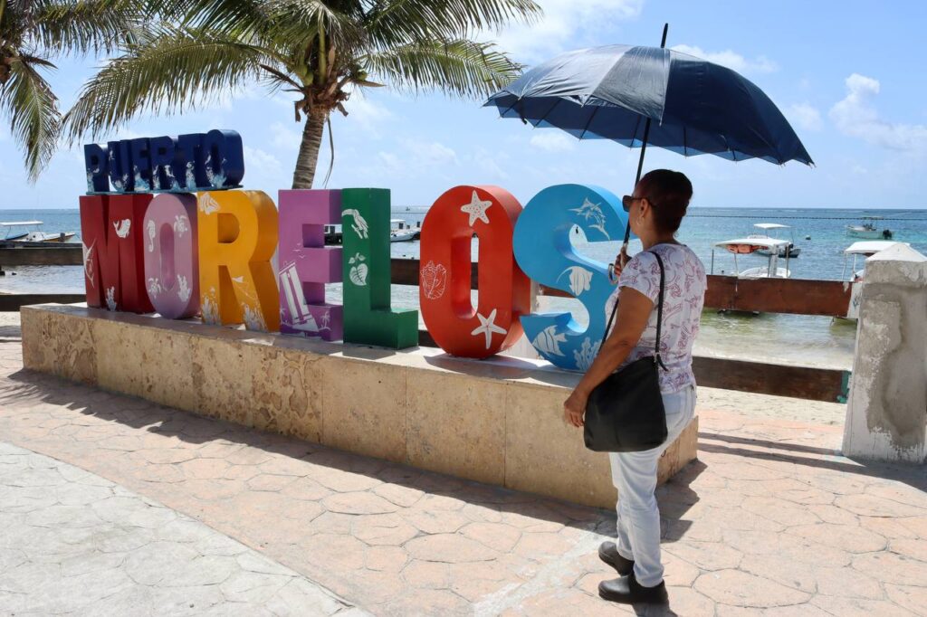 Piden a habitantes de Puerto Morelos cuidarse ante la canicula 1