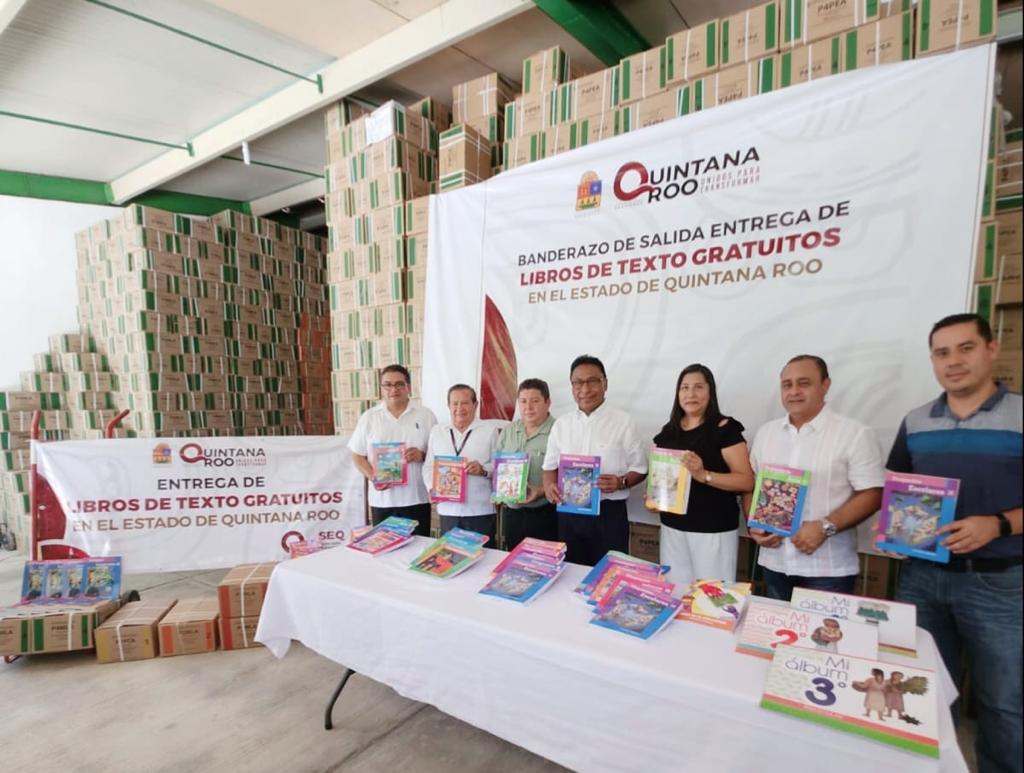 SEQ inicia distribución de 2.3 millones de libros texto gratuitos