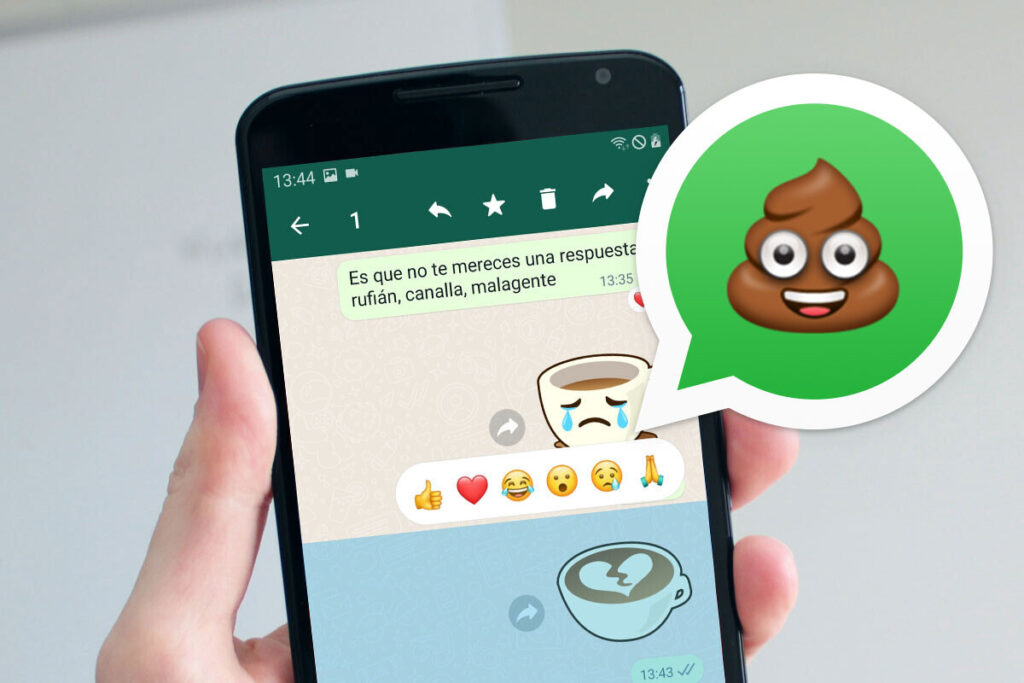 Significado del emoji de "Popo" en WhatsApp