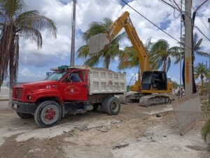 Trabajos para modernizar infraestructura sanitaria en Cozumel 2