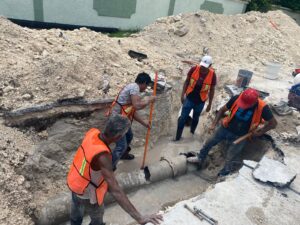 Trabajos para modernizar infraestructura sanitaria en Cozumel 6