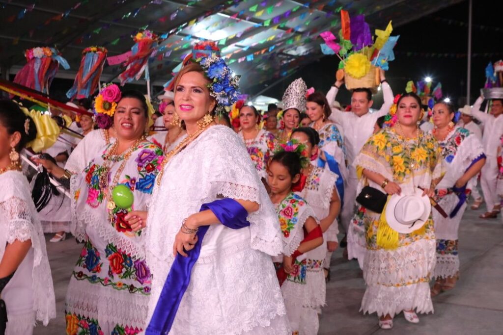 Realizan exitosa vaquería en honor a la Virgen del Carmen