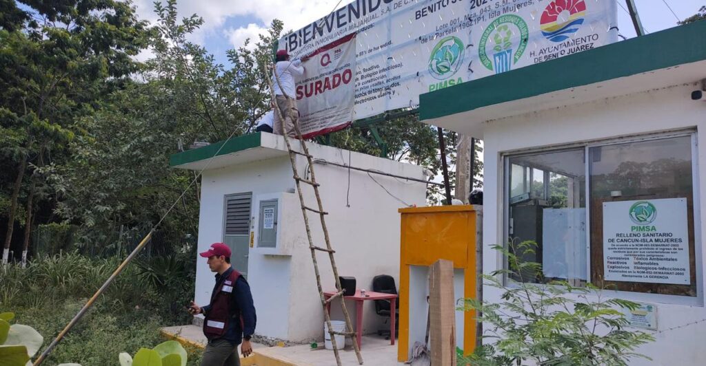 Clausuran de manera temporal el relleno sanitario de Cancún