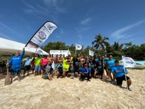 Realizan regata a Remo en Canoas Mayas por 30 Aniversario de Solidaridad