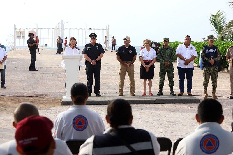 Arranca operativo de seguridad por verano 2023 en Solidaridad