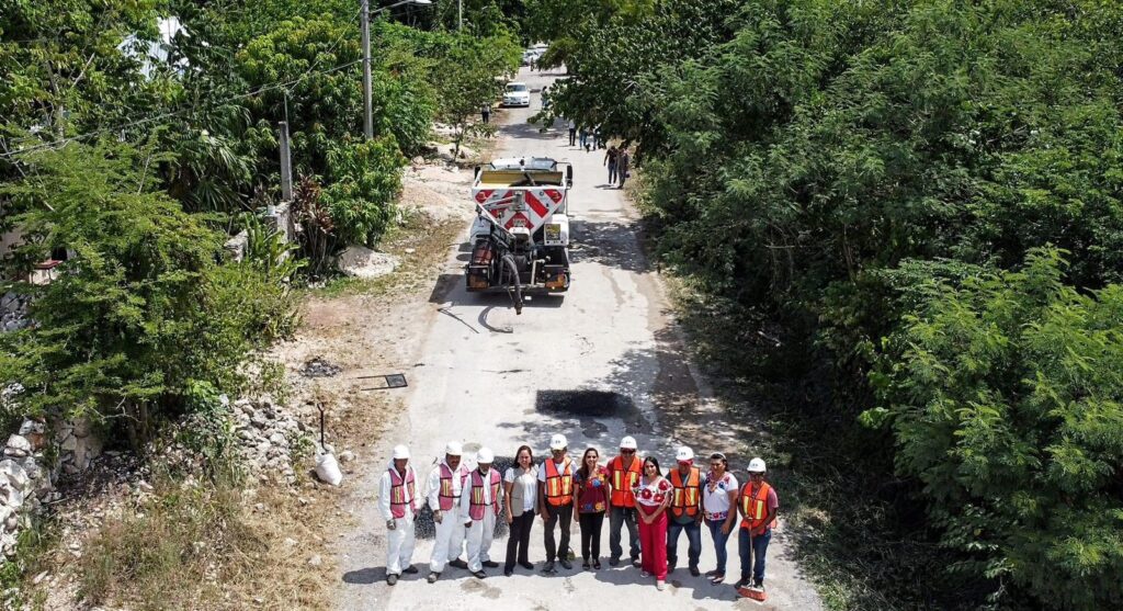 Felipe Carrillo Puerto, con inversión de 30 mdp en pavimentación y bacheo: Mara Lezama