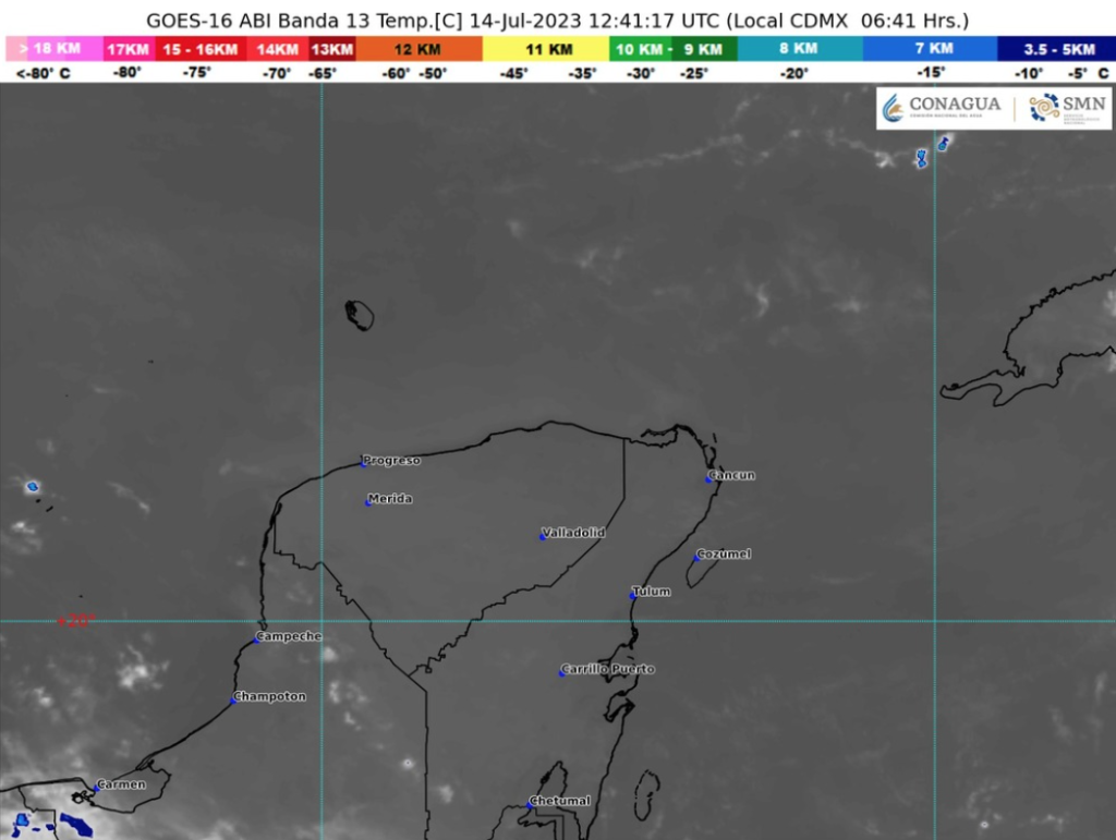 Clima para hoy en Cancún y Quintana Roo: Cielo nublado con intervalos de chubascos