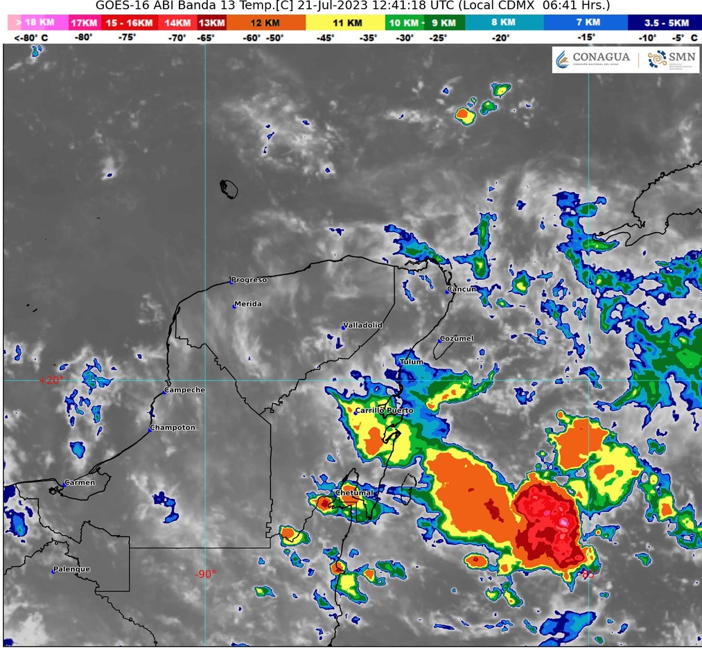 Clima para hoy en Cancún y Quintana Roo: Lluvias fuertes con descargas eléctricas