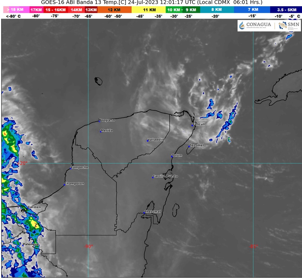 Clima para hoy en Cancún y Quintana Roo: Ambiente caluroso