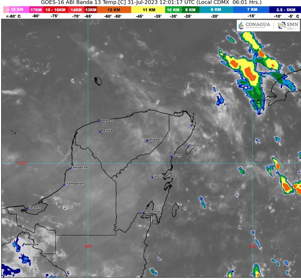 Clima para hoy en Cancún y Quintana Roo: Lluvias puntuales