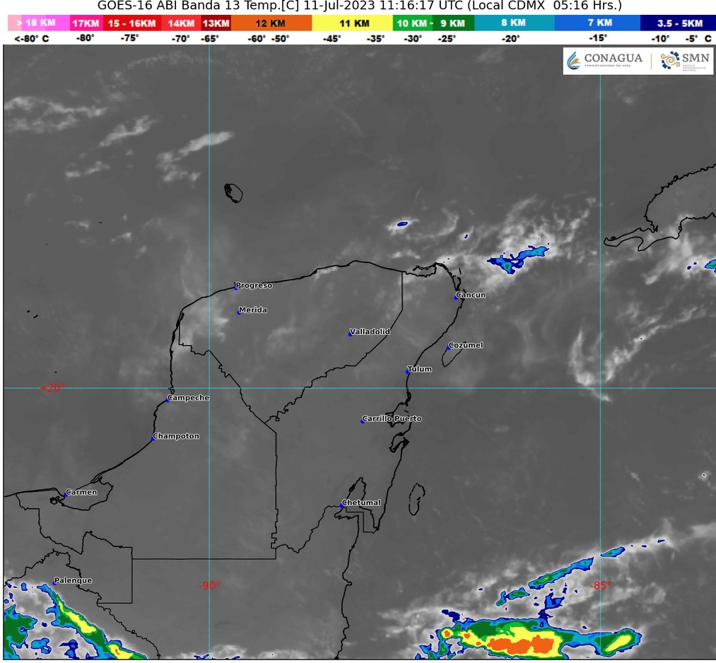 Clima para hoy en Cancún y Quintana Roo: Intervalos de chubascos