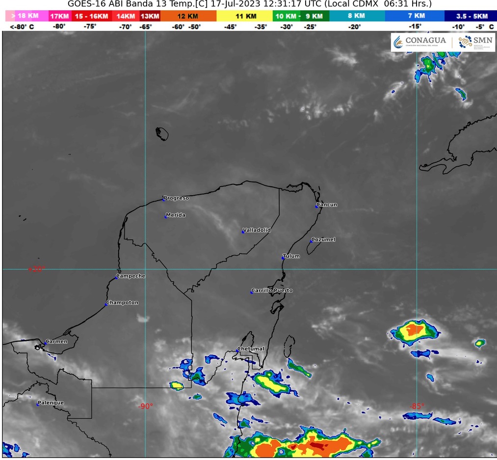 Clima para hoy en Cancún y Quintana Roo: Intervalos de chubascos