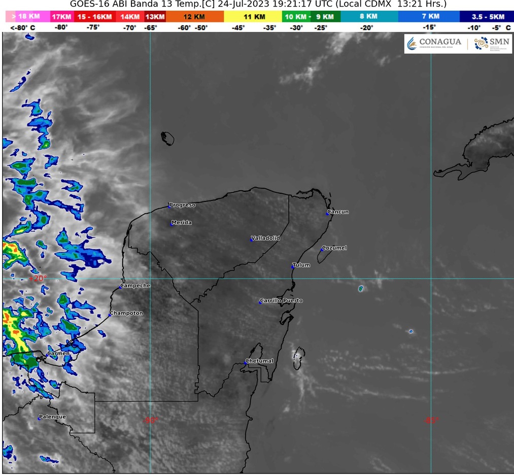 Clima para hoy en Cancún y Quintana Roo: Probabilidad de lluvias aisladas